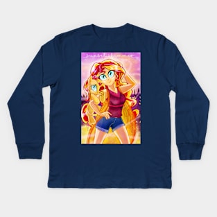 Sunset Shimmer Kids Long Sleeve T-Shirt